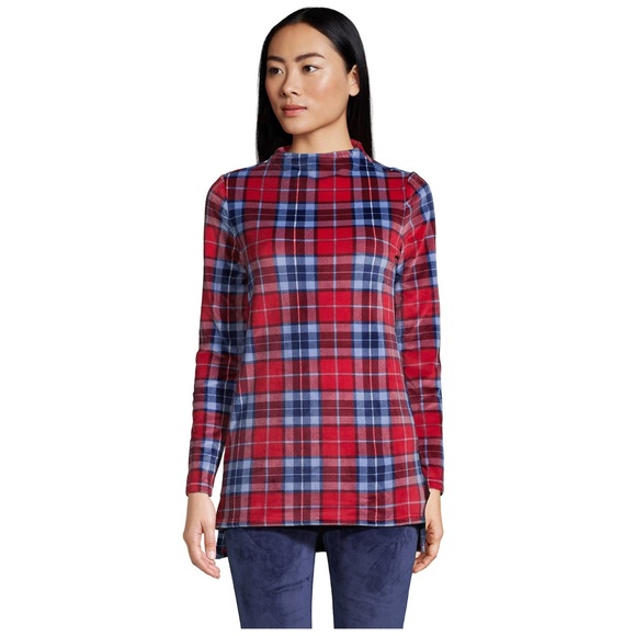 Lands’ End Cozy Long Sleeve Pajama Top & Legging Set - Picture 7 of 7